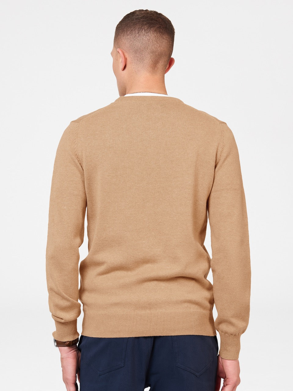 Knitwear Ben Sherman Signature Crewneck Grise | JZW-12080363